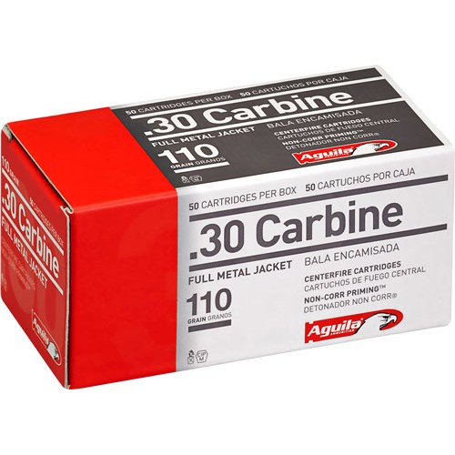 AGUILA 30 CARBINE 110GR FMJ