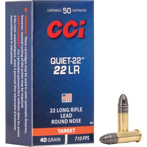 CCI QUIET 22LR 40GR LEAD-RN