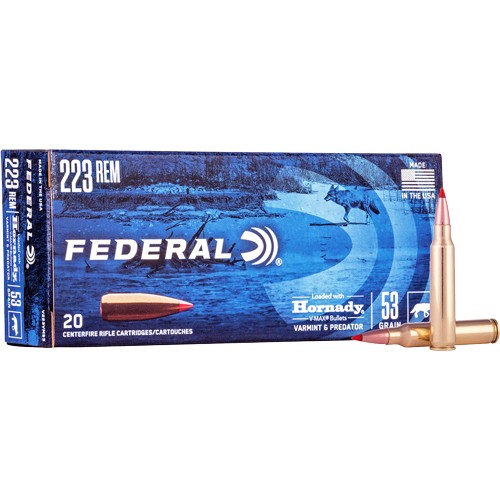 FEDERAL 223 REM 53GR V-MAX