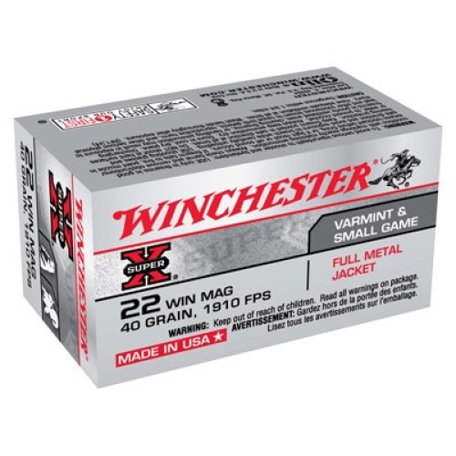 WINCHESTER SUPER-X 22WMR 40GR