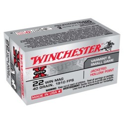WINCHESTER SUPER-X 22WMR 40GR
