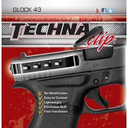 TECHNA CLIP HANDGUN RETENTION